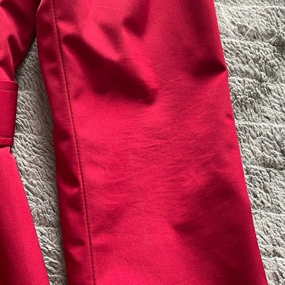 SOLD London Fog Single Breasted Red Trench Small - Picture 11 of 12